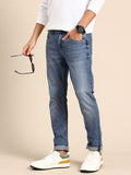 Being Human Men Slim Fit Heavy Fade Stretchable Jeans