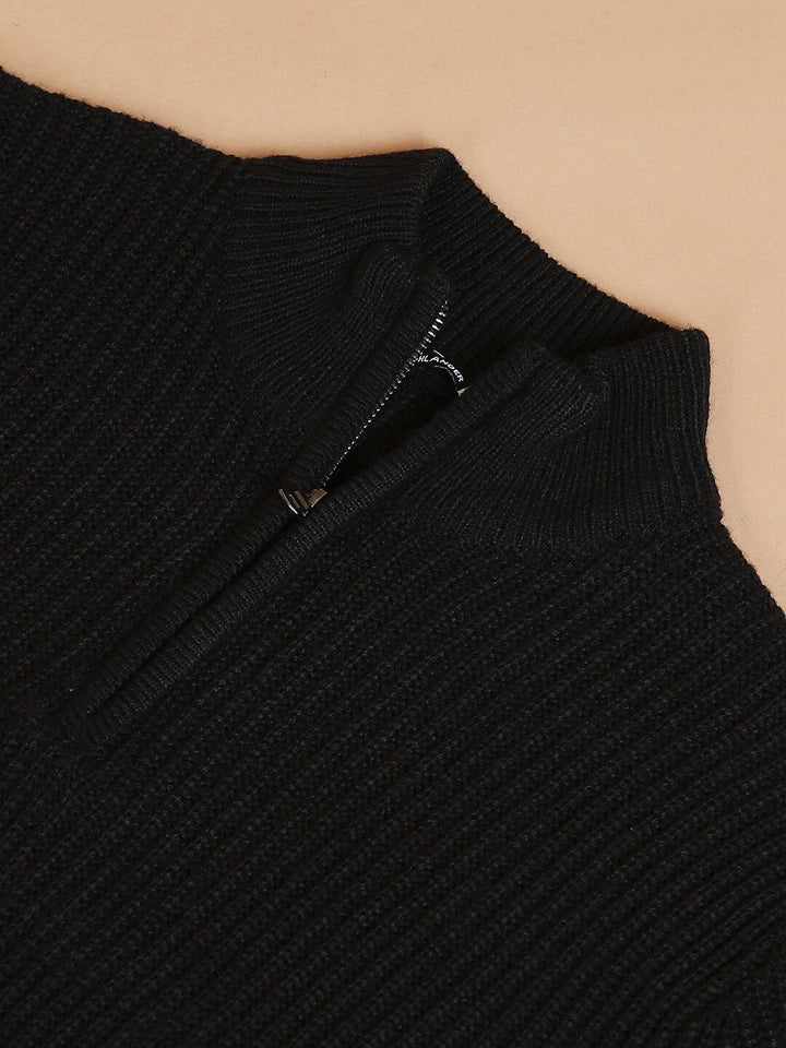 HIGHLANDER Cable Knit Long Sleeves Acrylic Pullover