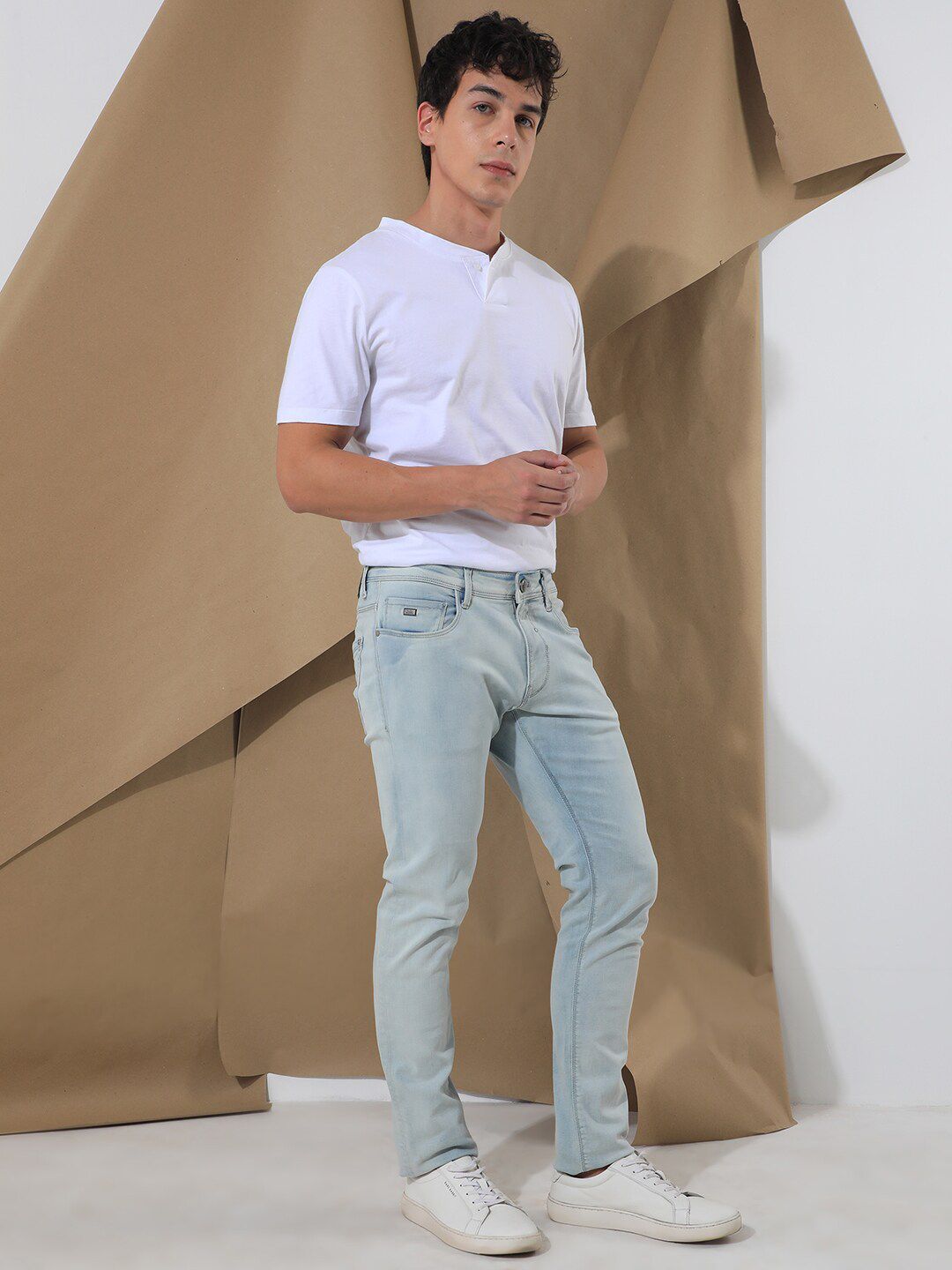 RARE RABBIT Men Yuto Slim Fit Jeans