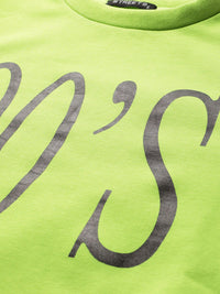 STREET 9 Women Fluorescent Green & Black Printed Sweatshirt