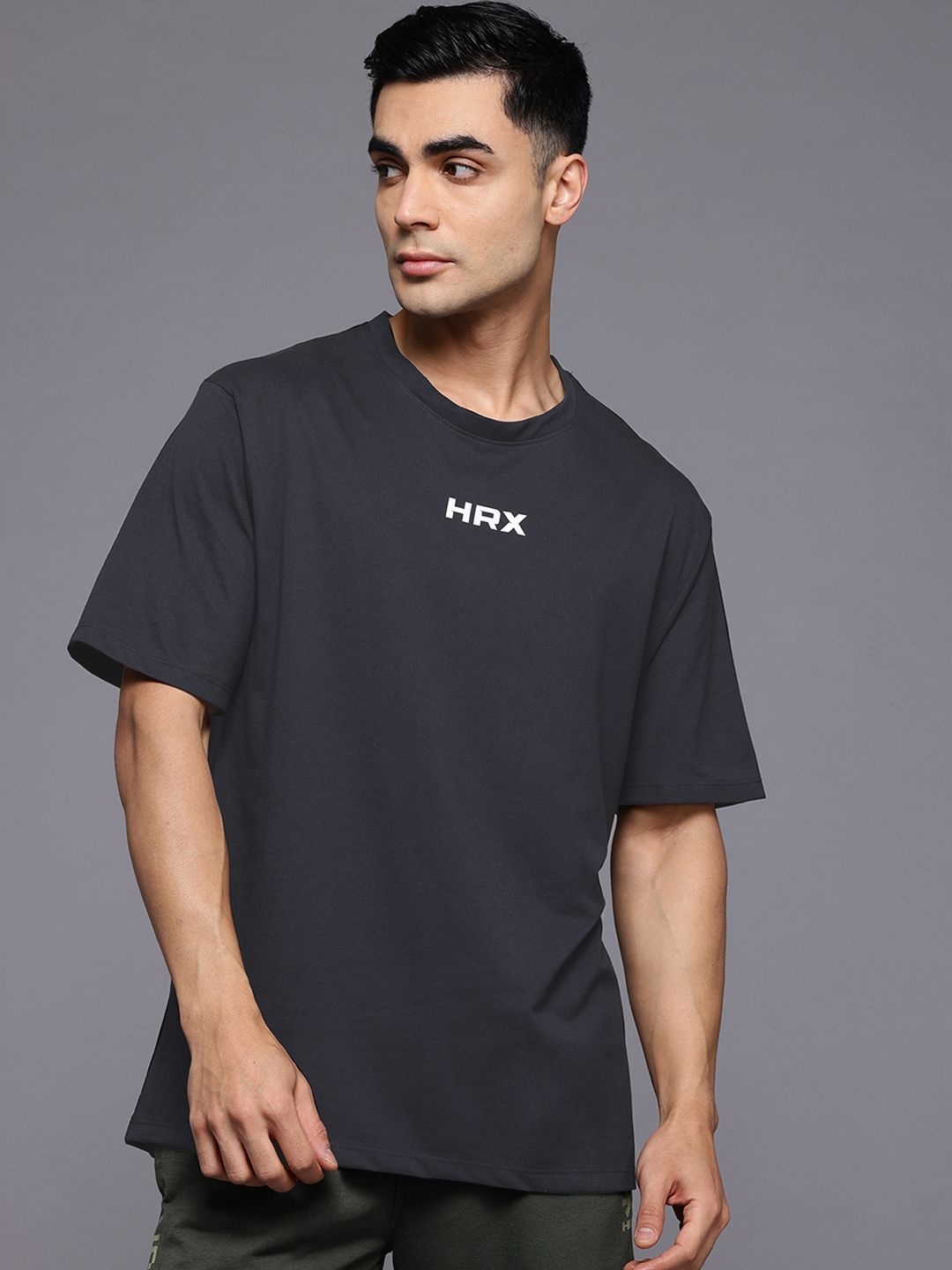 HRX by Hrithik Roshan Typography Printed Training T-shirt