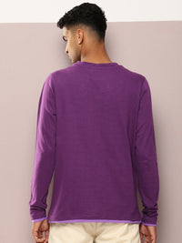 DILLINGER Men Airtex Fabric Solid T-shirt