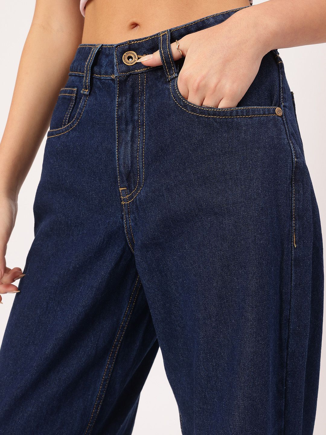 DressBerry Women Baggy Fit Stretchable Jeans