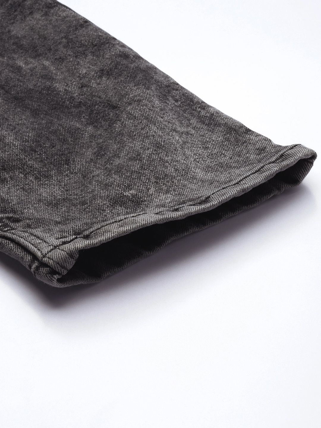 The Indian Garage Co Men Black Slim Fit Stretchable Jeans