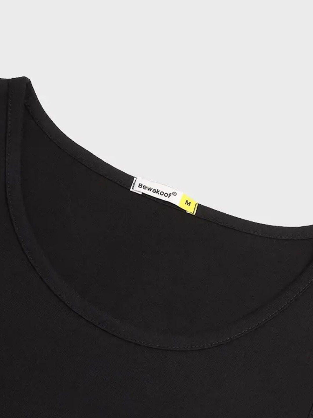 Bewakoof Graphic Printed Sleeveless Cotton T-shirt