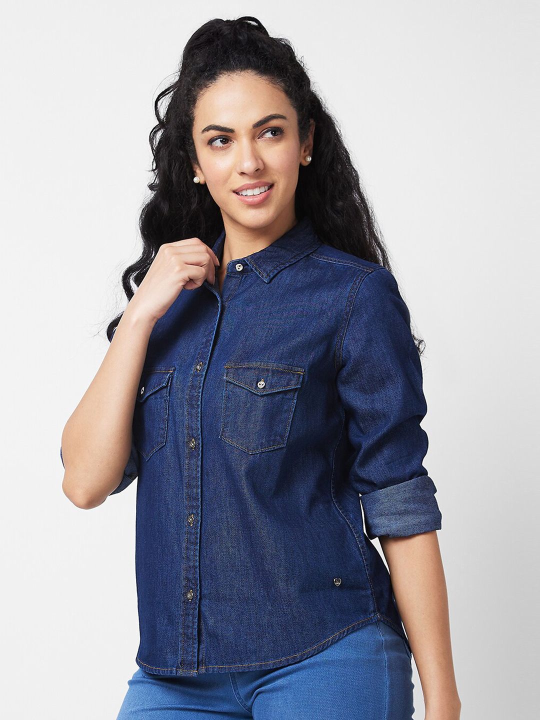 SPYKAR Women Opaque Casual Shirt