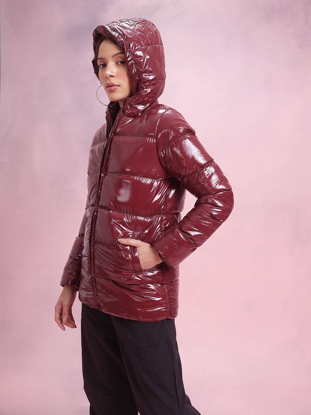 DressBerry Hooded Puffer Jacket
