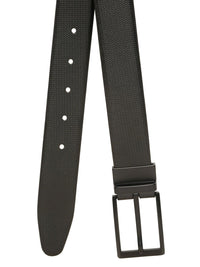Teakwood Leathers Men Textured Leather Reversible Formal Belt