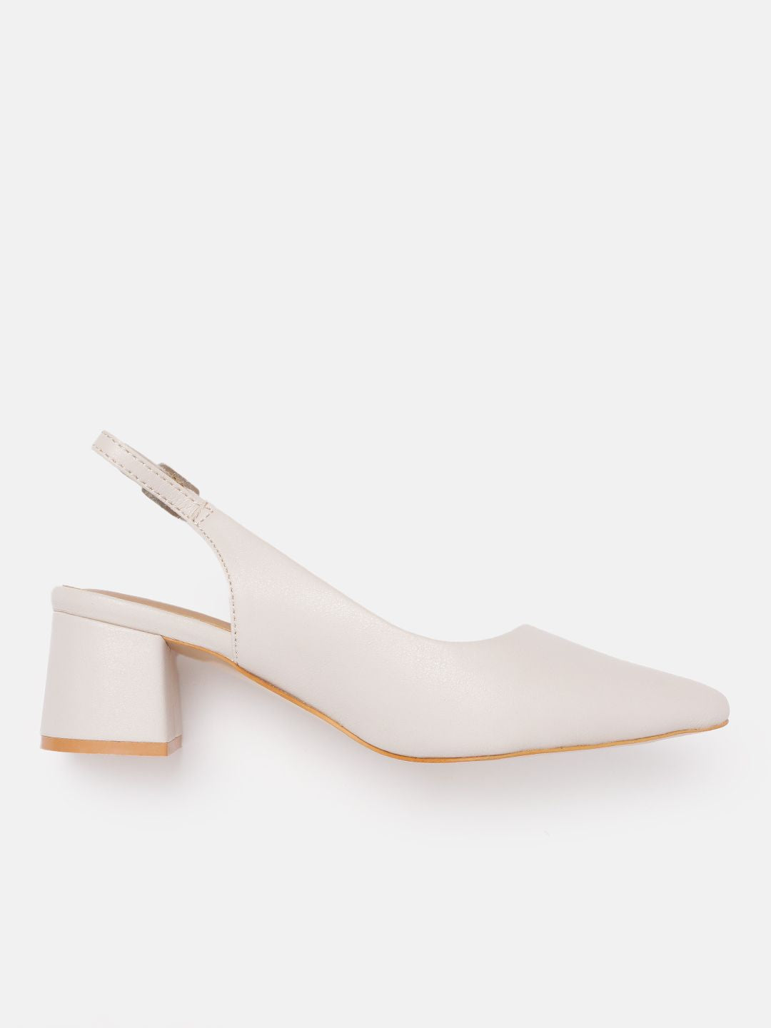 Lino Perros Pointed Toe Block Heel Mules