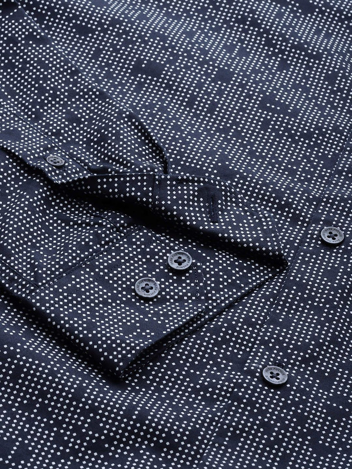Park Avenue Men Slim Fit Pure Cotton Printed Casual Shirt