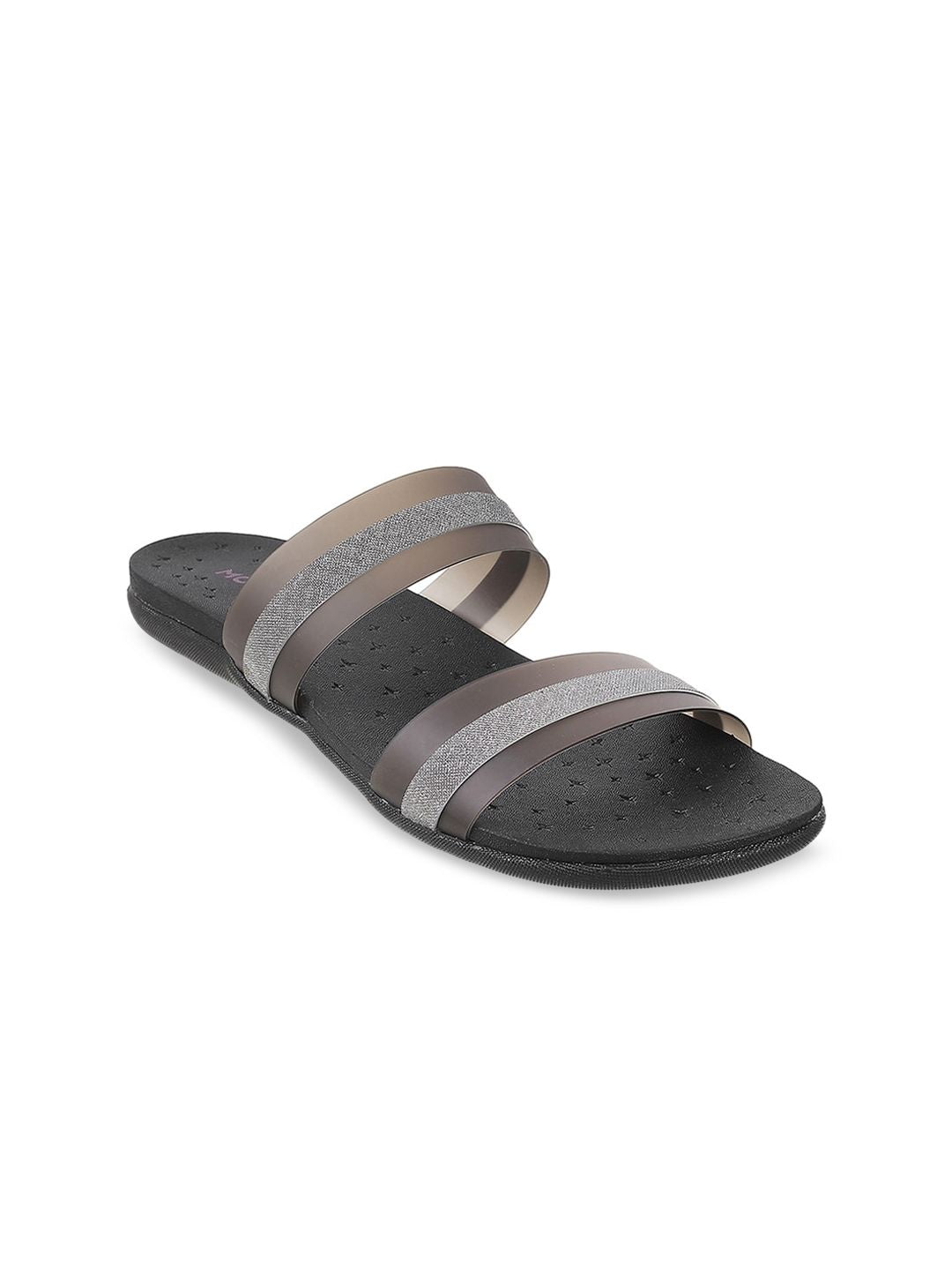 Mochi Women Black Flats