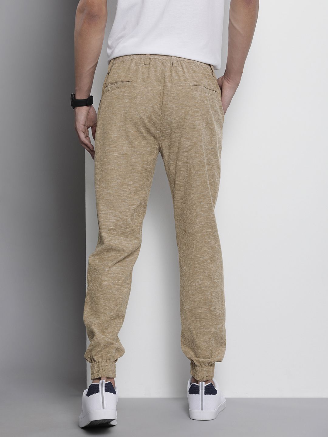 The Indian Garage Co Men Slim Fit Joggers Trousers