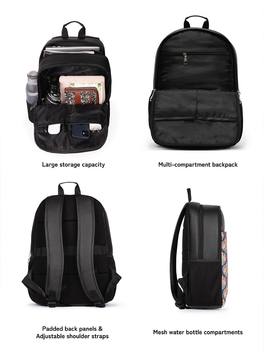 ZOUK Kovil Printed Water Resistance Backpack Up to 16 inch
