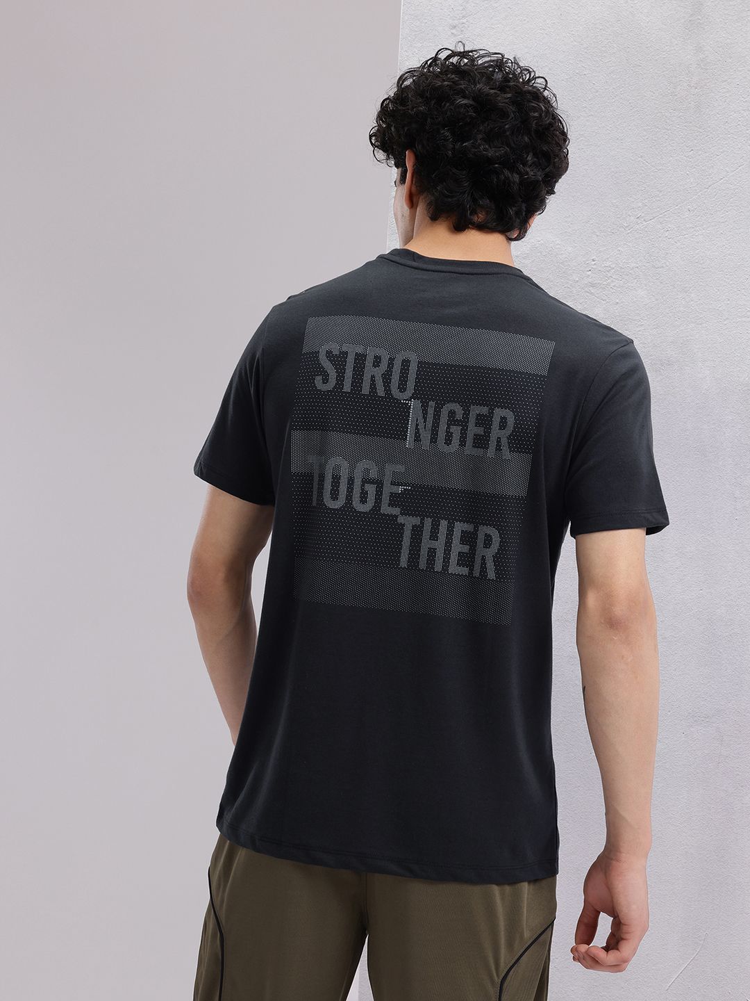 HRX by Hrithik Roshan Typography Print Training T-shirt