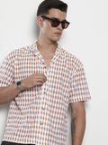 The Indian Garage Co Men Relaxed Fit Self Design Shirt