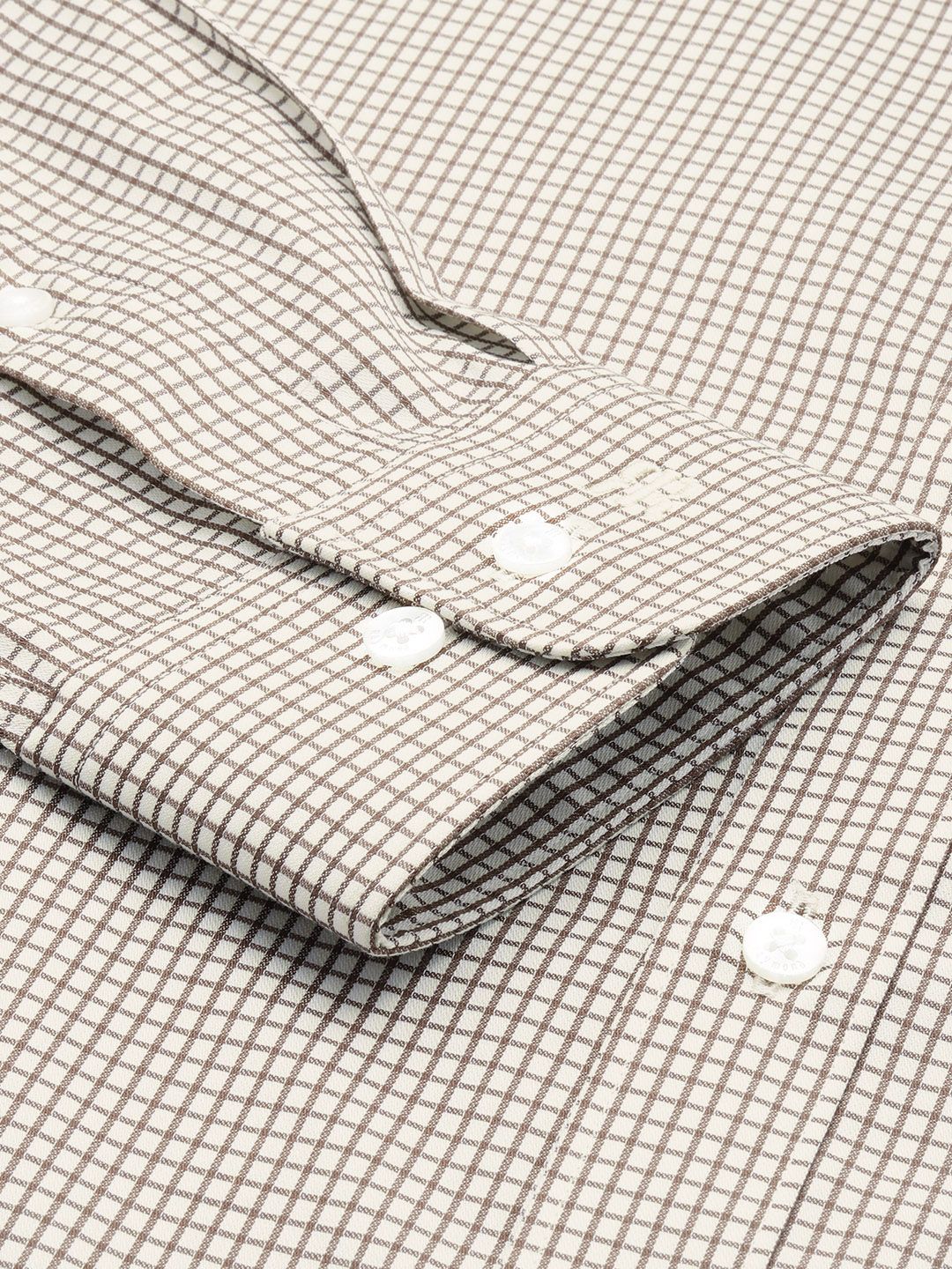Raymond Slim Fit Checked Pure Cotton Formal Shirt