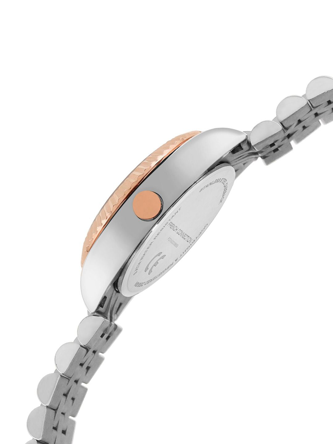 French Connection Women Stainless Steel Bracelet Style Straps Analogue Watch FCN00085B