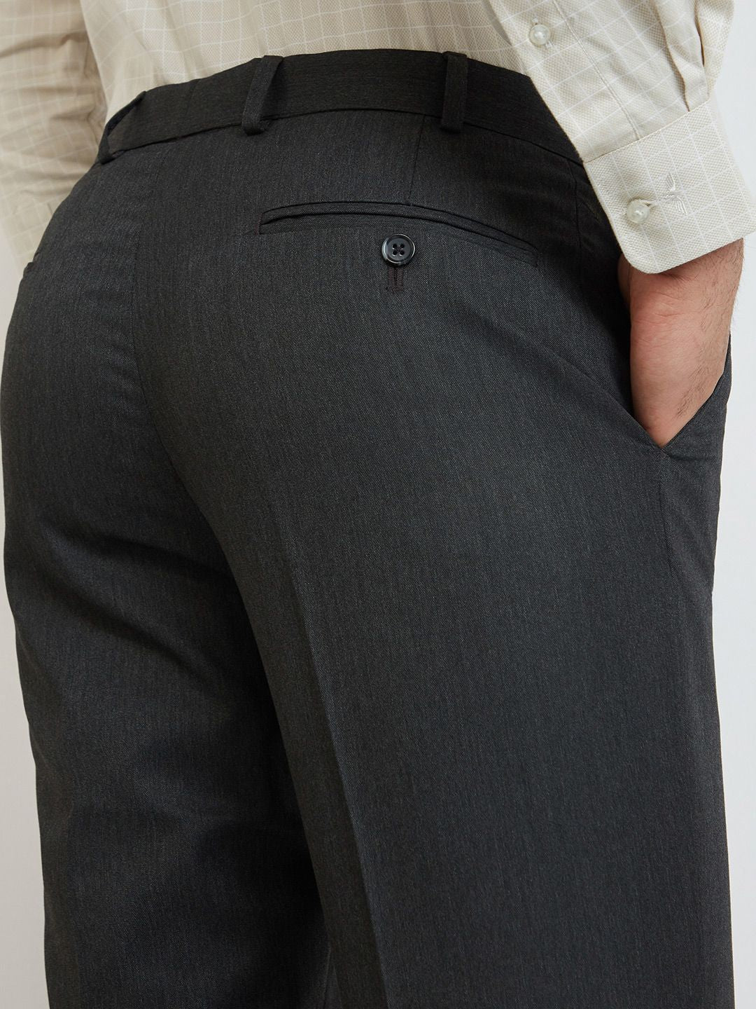 Park Avenue Men Regular Fit Formal Trousers