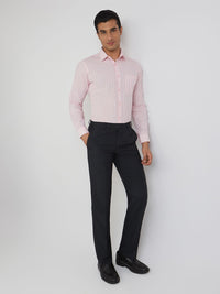 Raymond Pure Cotton Slim Fit Striped Formal Shirt