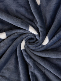 Cortina Grey Geometric AC Room 210 GSM Single Bed Blanket