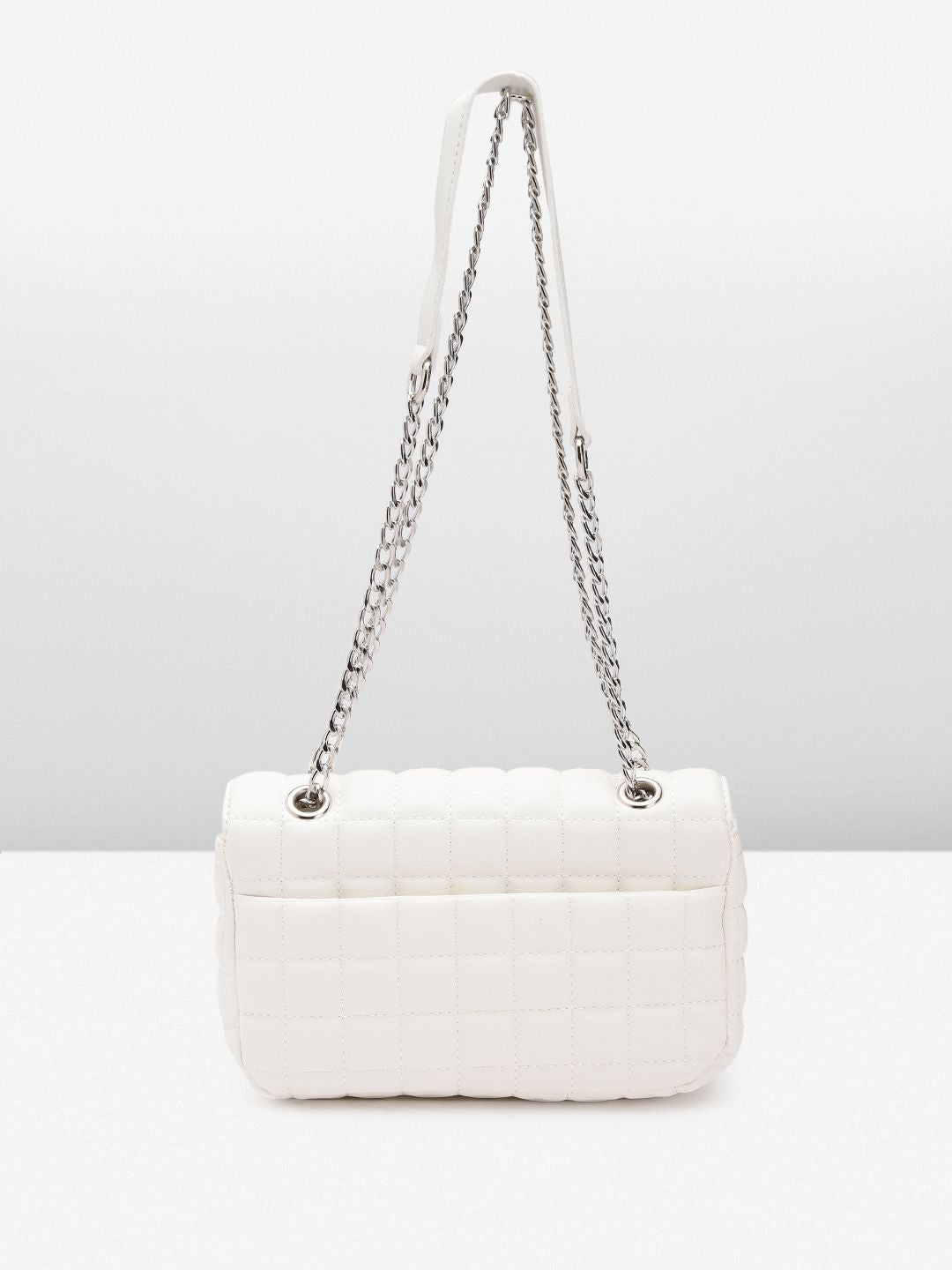 Lino Perros Structured Sling Bag with Quilted Detail