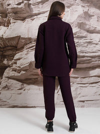 Tokyo Talkies Quilted Overshirt With Joggers Co-Ords
