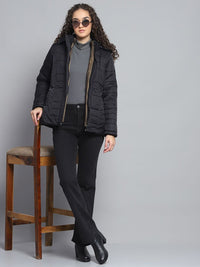 Monte Carlo Women Hooded Solid Casual Lightweight Padded Jacket