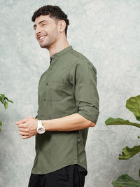 The Indian Garage Co Men Regular Fit Opaque Casual Shirt