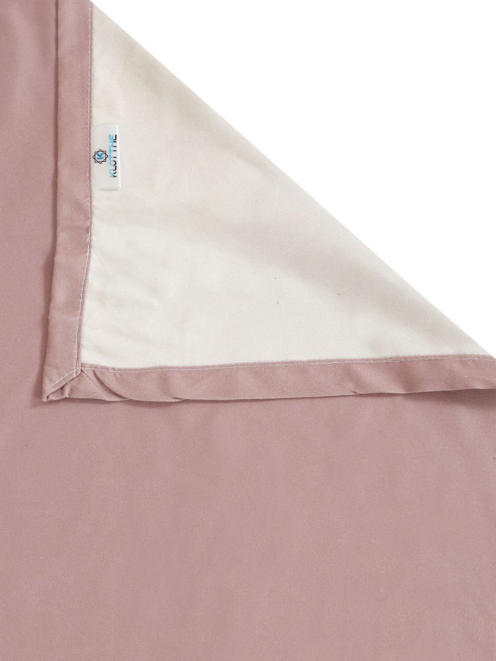 KLOTTHE Brown & Blue Printed 400 TC Double Bedsheet With 2 Pillow Covers-98.4 x 88.5 Inch