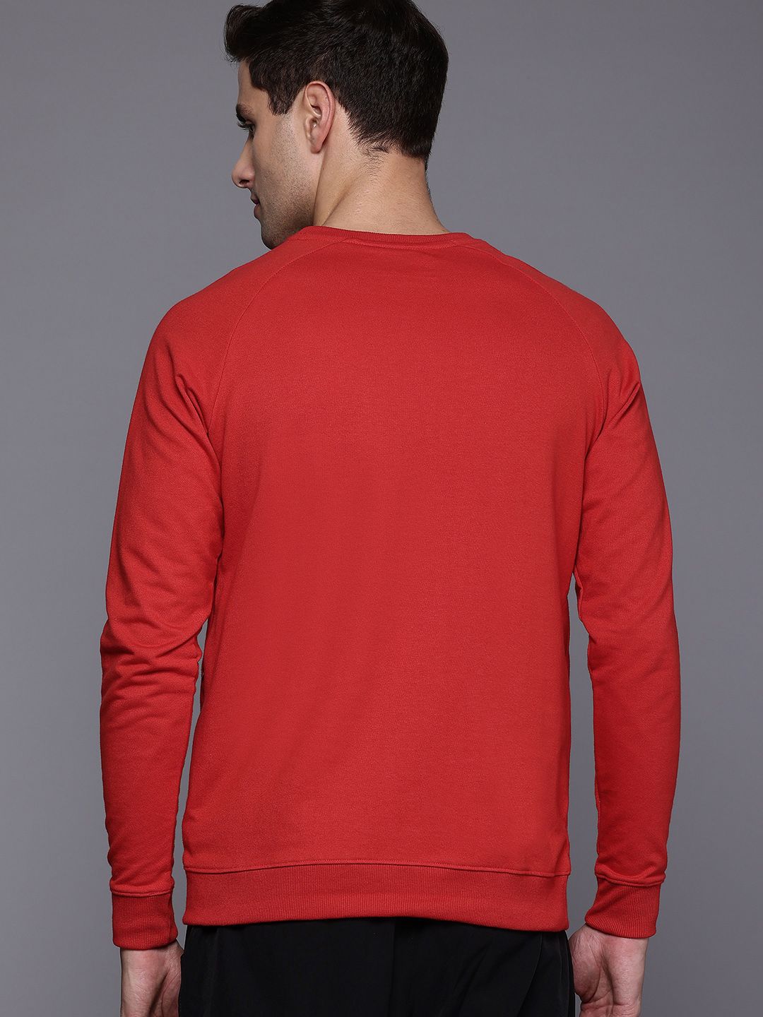 HRX by Hrithik Roshan Typography Raglan Sleeve Sweatshirt