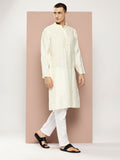 See Designs Men Embroidered Regular Thread Work Kurta with Pyjamas