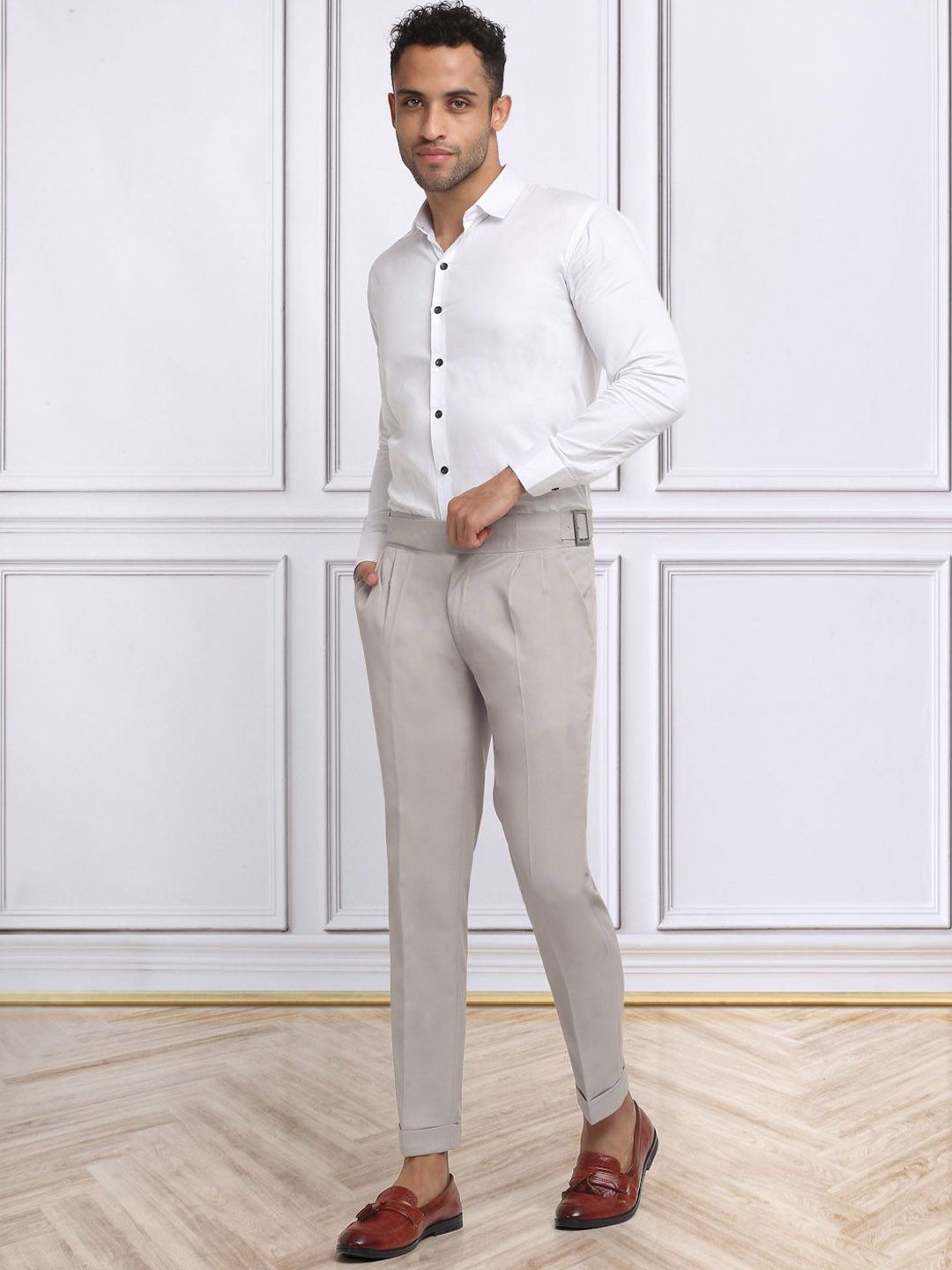 KLOTTHE Men Italian Gurkha Pants