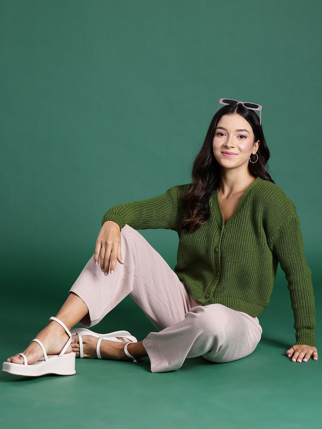 DressBerry Women Acrylic Cardigan