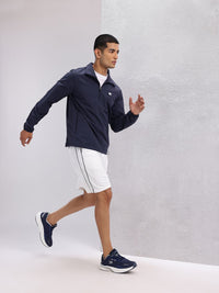 HRX by Hrithik Roshan Mock Collar Rapid-Dry Running Jacket with Toggle Hem