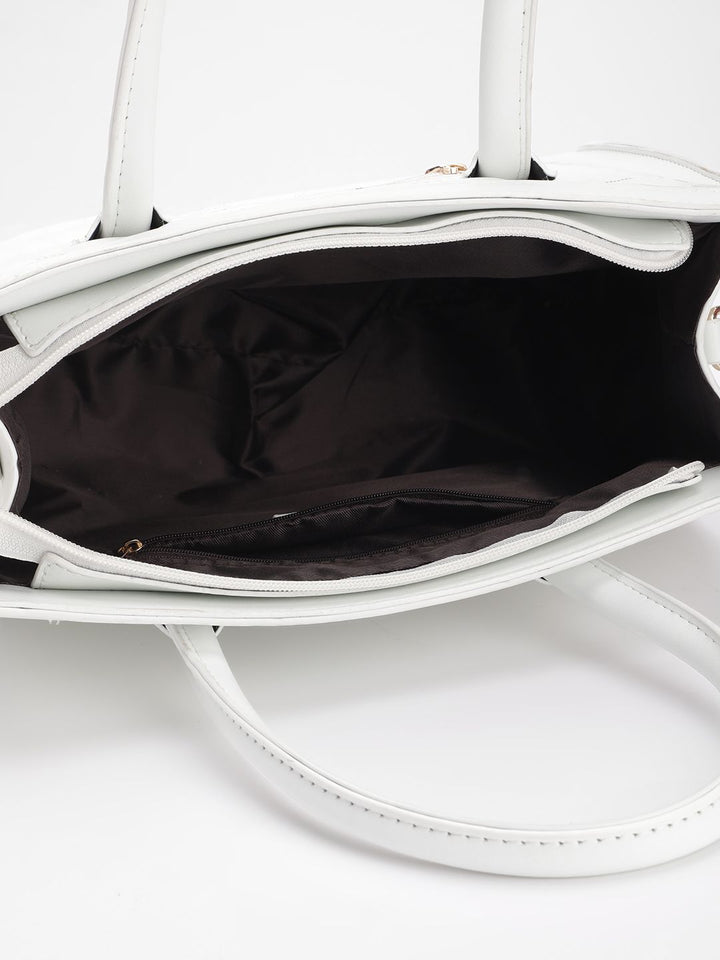DressBerry Quilted Structured Handheld Bag
