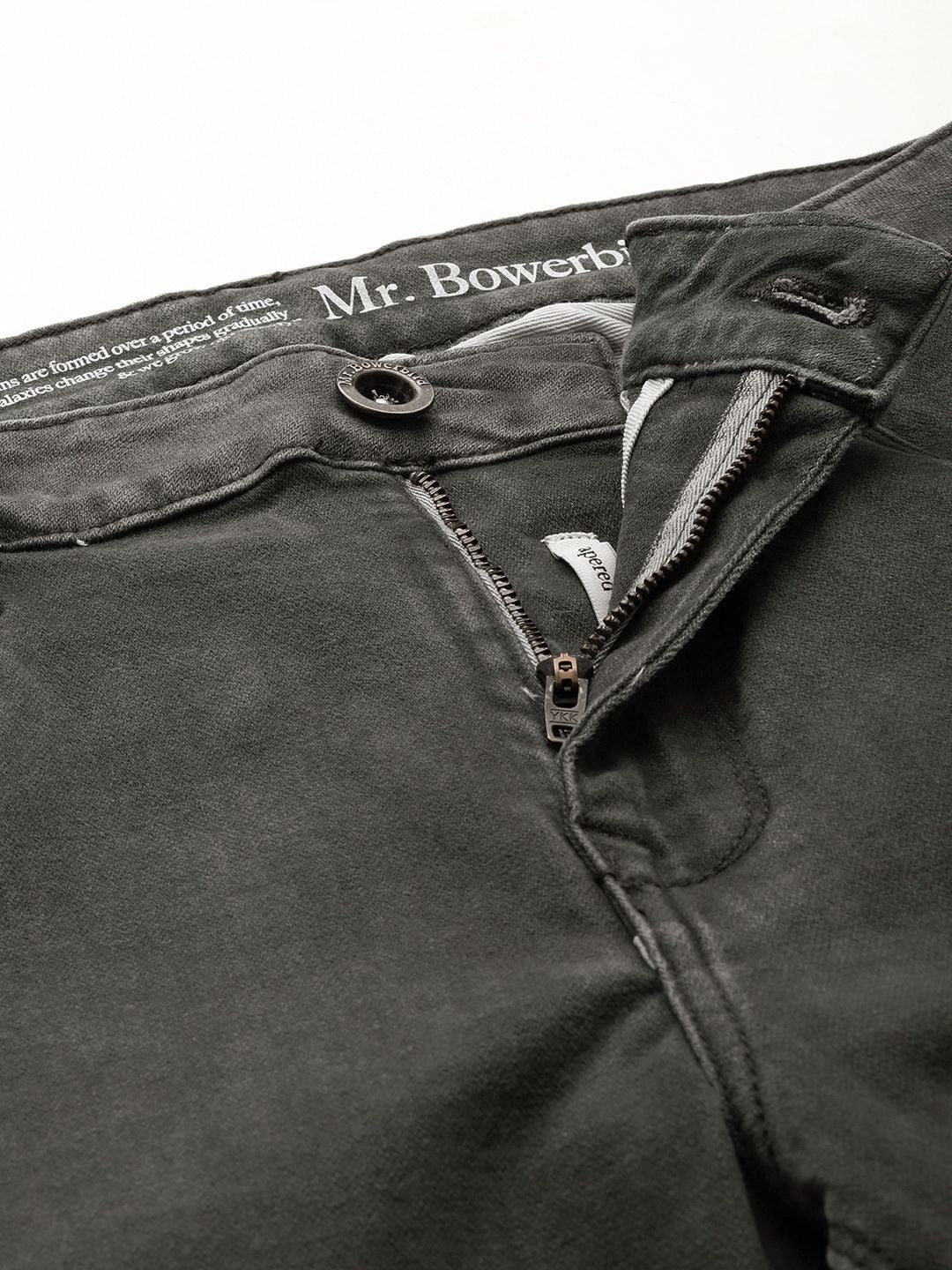 Mr Bowerbird Men Mid Rise Tapered Fit Light Fade Stretchable Jeans