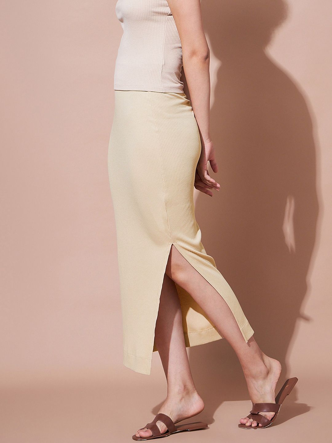 SASSAFRAS BASICS Pencil Midi Skirt