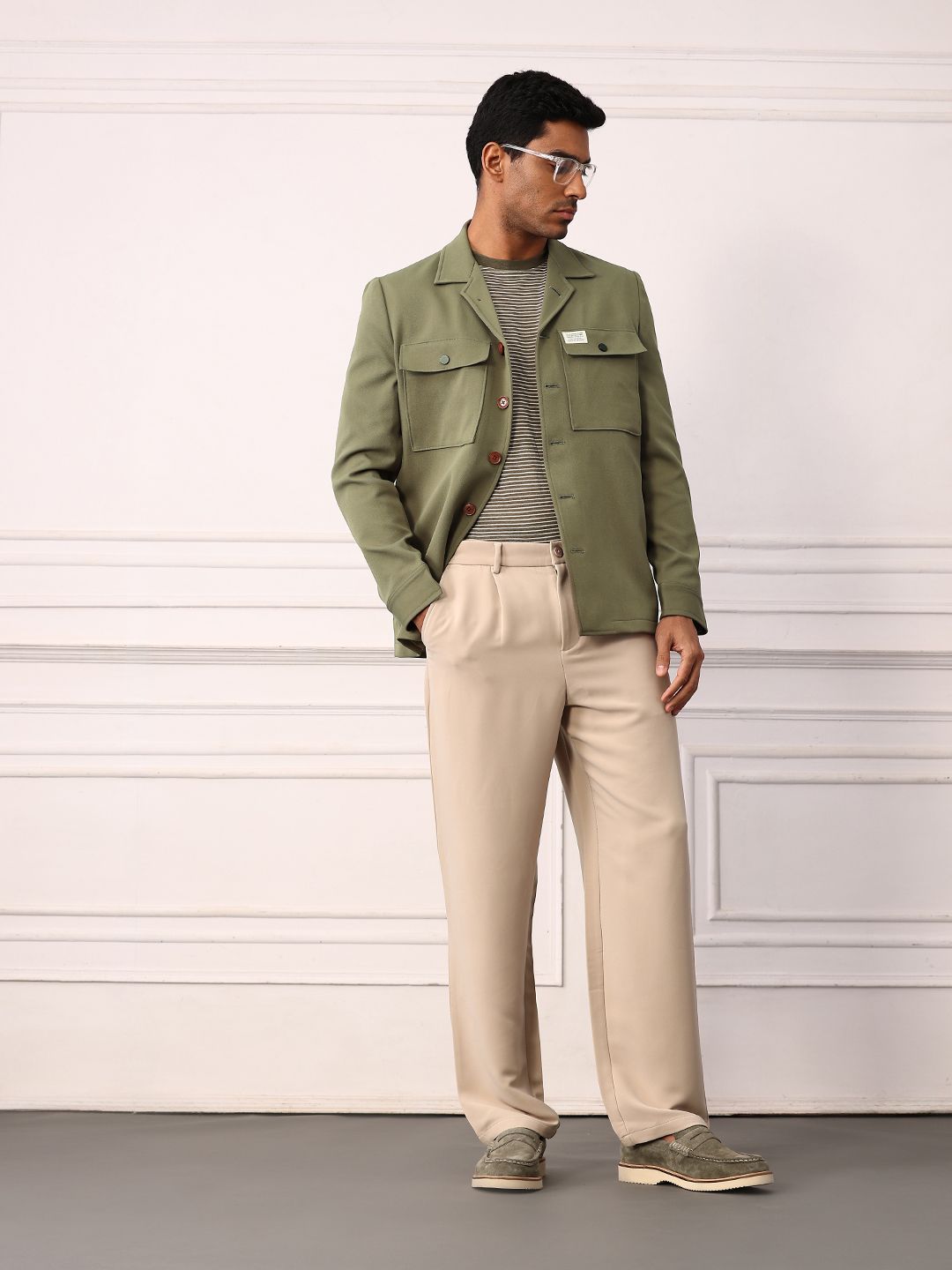 Mr Bowerbird Double Pocket Resort Collar Tailored Jacket