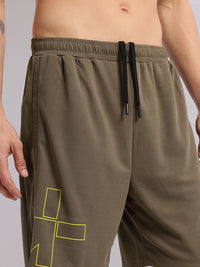 HRX by Hrithik Roshan Men Brand Logo Printed Mid-Rise Rapid-Dry Training Shorts