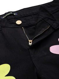 DressBerry Women Flared Printed Stretchable Jeans