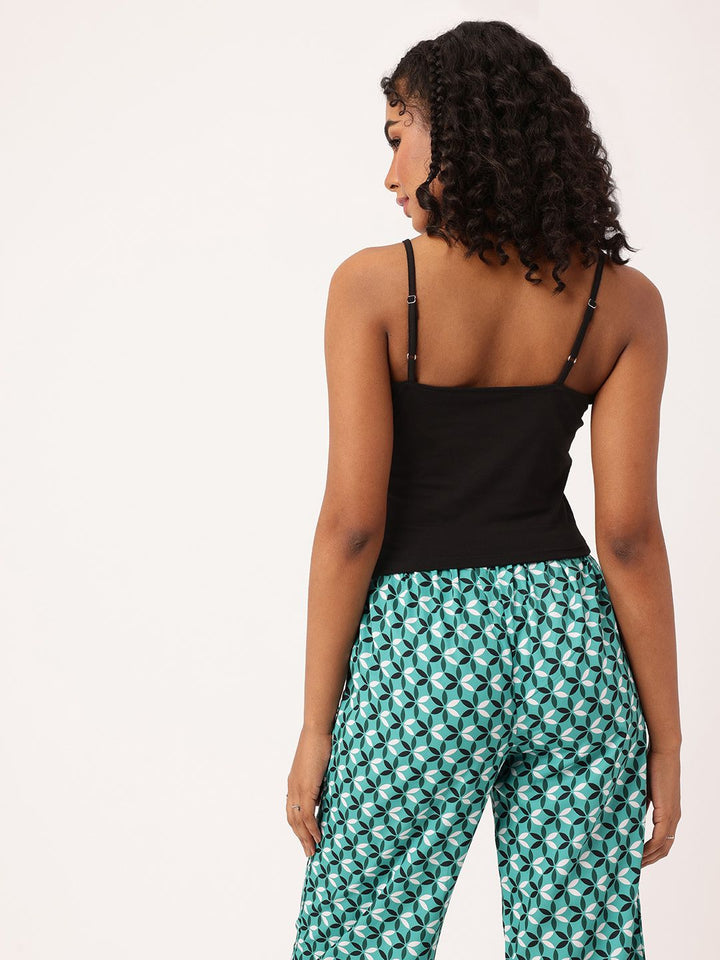 DressBerry Shoulder Straps Ruched Crop Top