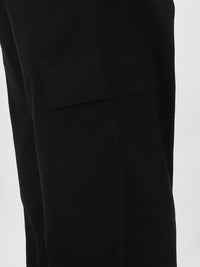 Urbano Fashion Men Loose Baggy Fit Solid Cargo Chino Pant with 6 Pockets Non-Stretchable