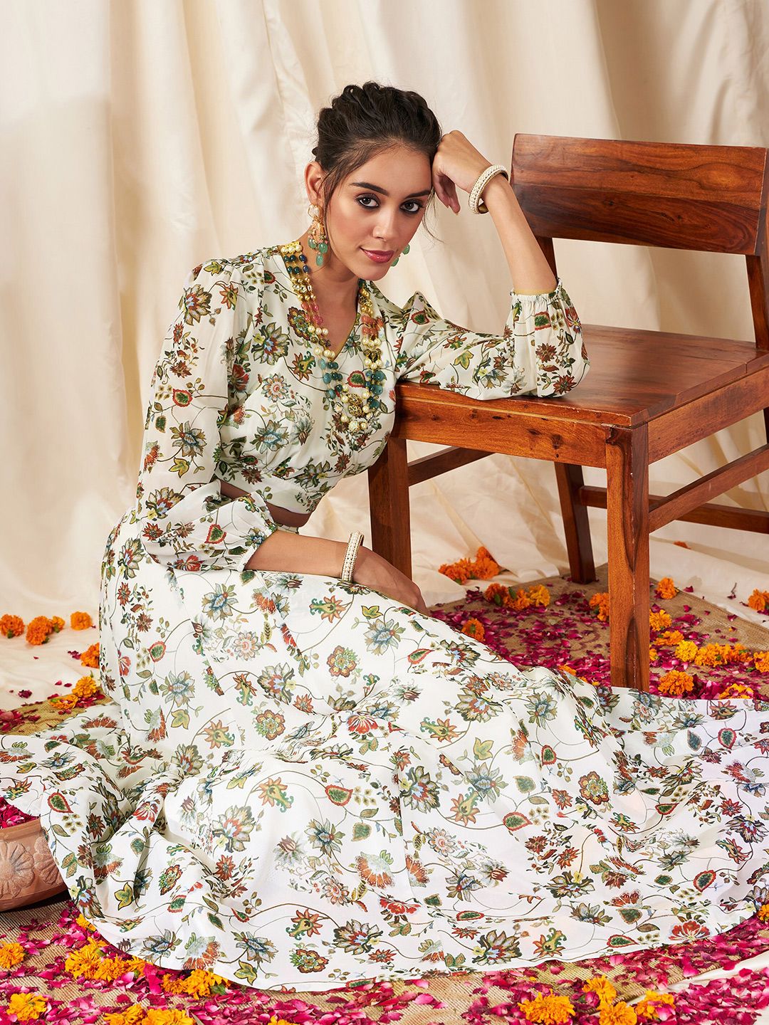 Shae by SASSAFRAS Printed Ready to Wear Lehenga & Choli