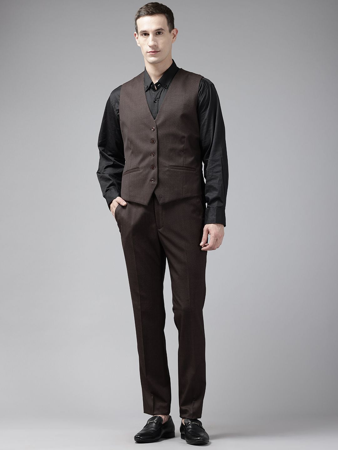 Park Avenue Super Slim Fit 3 Piece Formal Suit