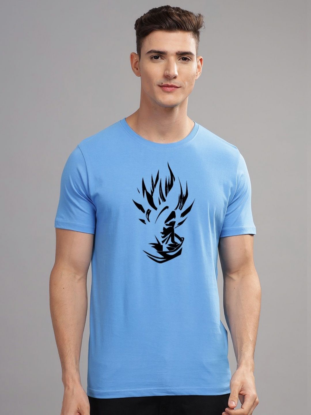 ADRO Men Typography Printed Raw Edge T-shirt
