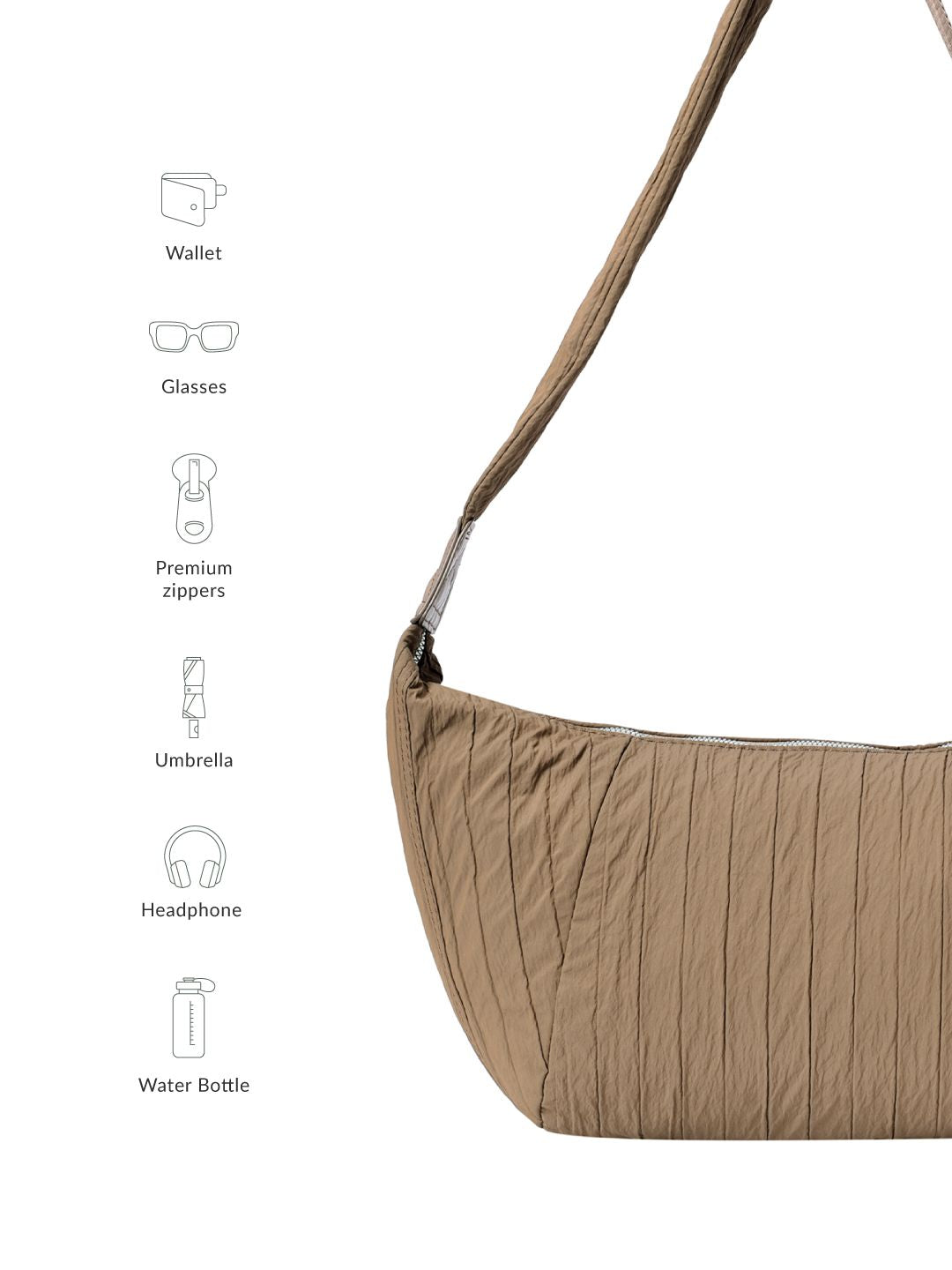 Lino Perros Textured Structured Shoulder Bag