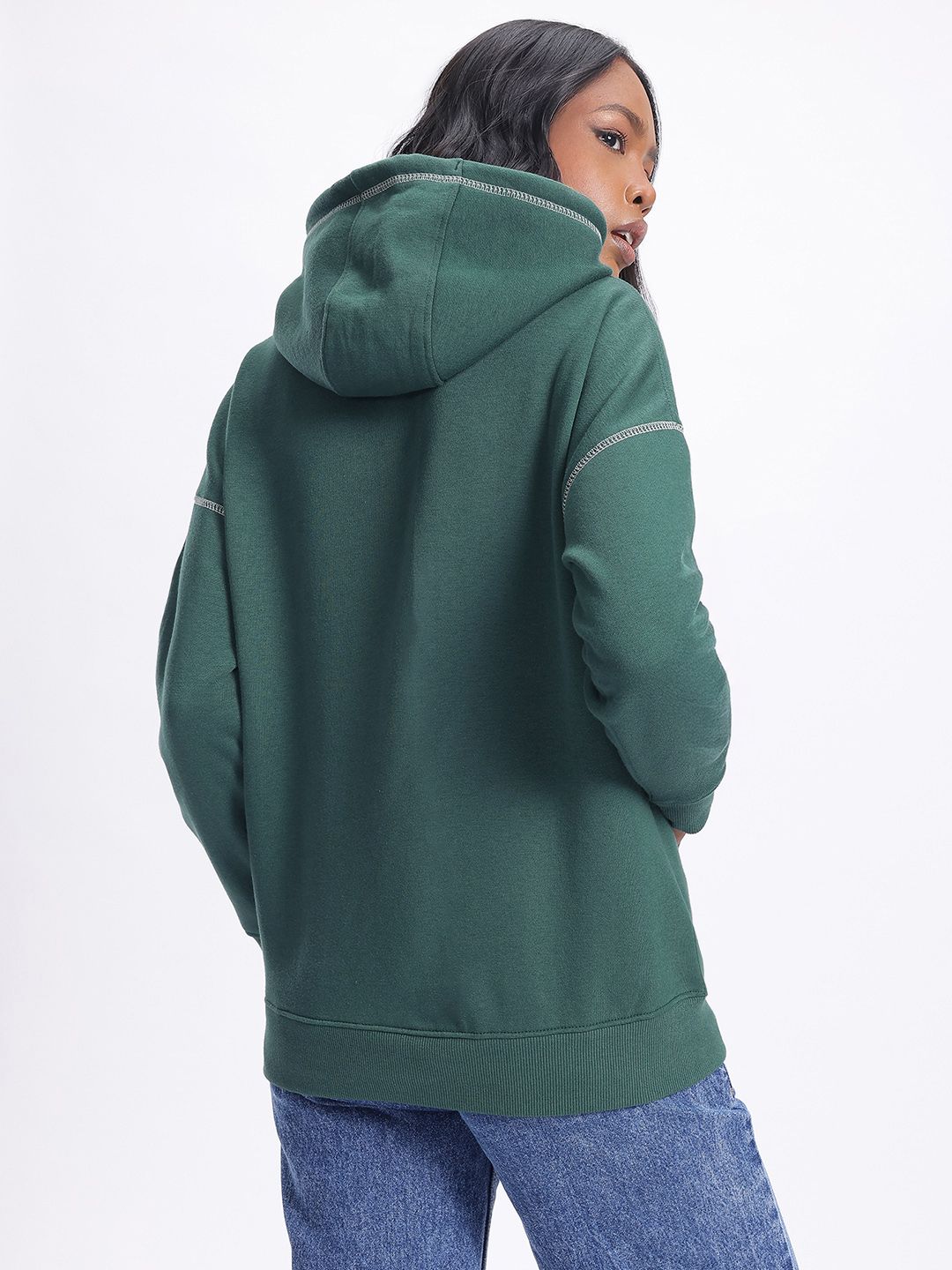 DressBerry Elevated Comfort Printed Relaxed Fit Sweatshirt