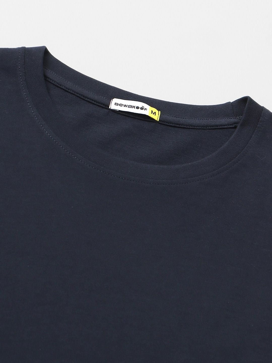 Bewakoof Cotton Drop Shoulder Sleeves Oversized Fit T-shirt