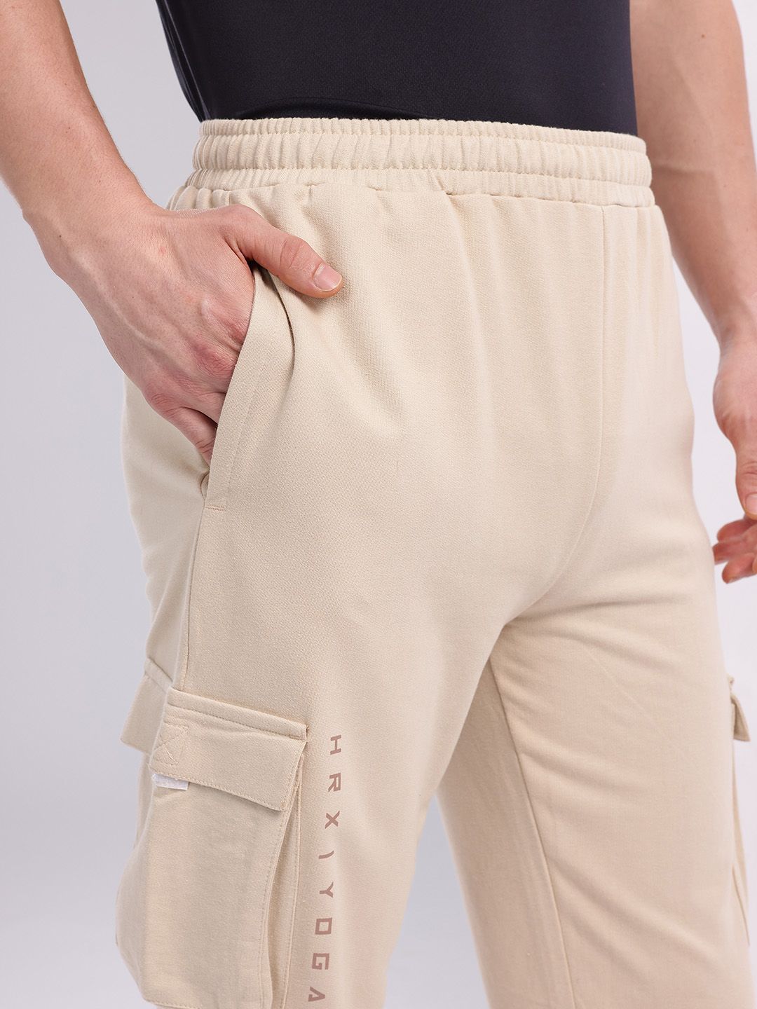 HRX by Hrithik Roshan Men Cargo-Style Yoga Joggers