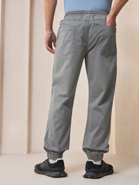 Bewakoof Men Solid Mid-Rise Joggers